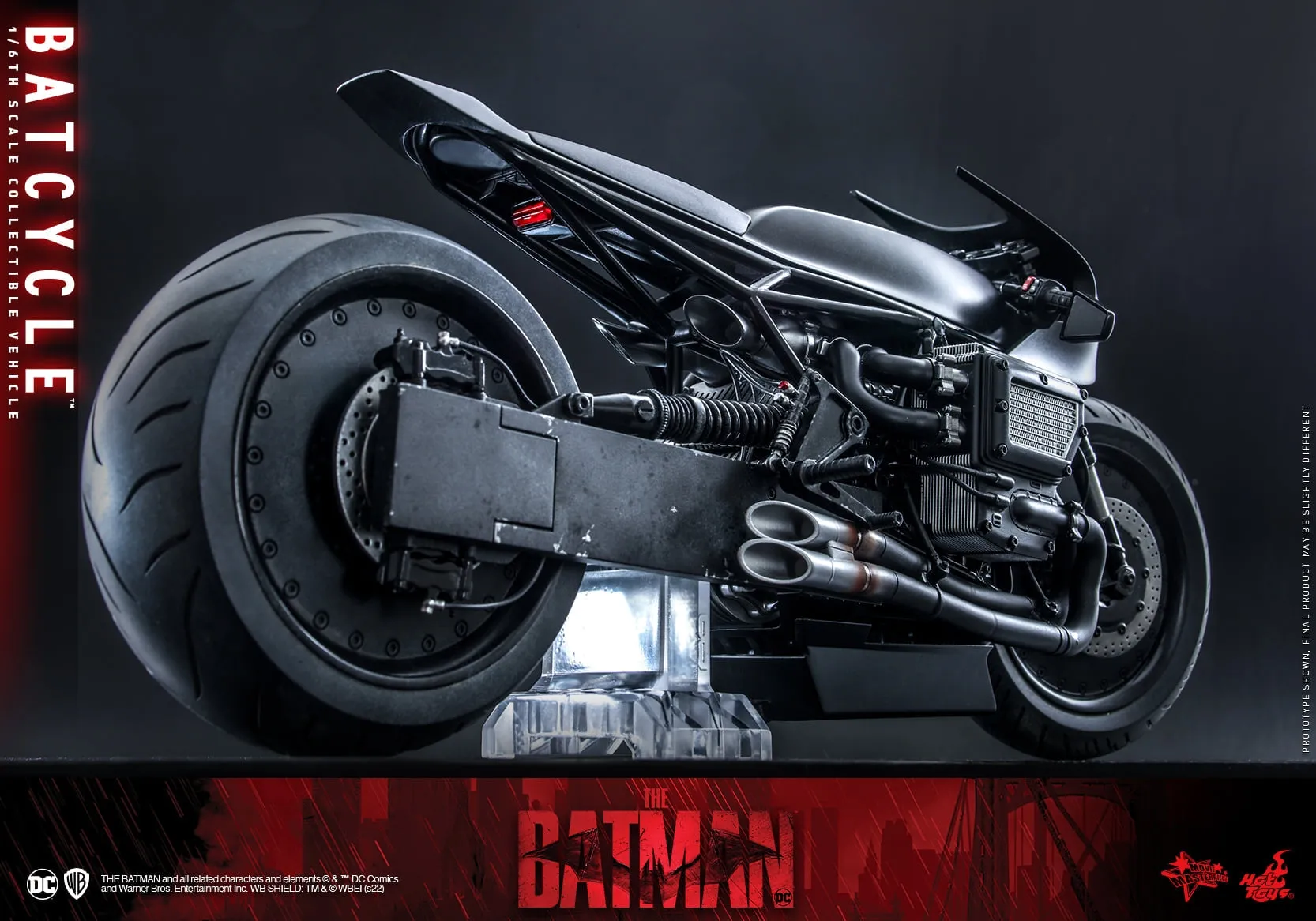Hot Toys - MMS642 - The Batman - 1/6th scale Batcycle Collectible Vehicle