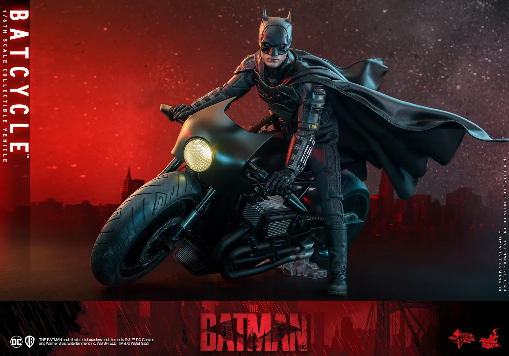 Hot Toys - MMS642 - The Batman - 1/6th scale Batcycle Collectible Vehicle