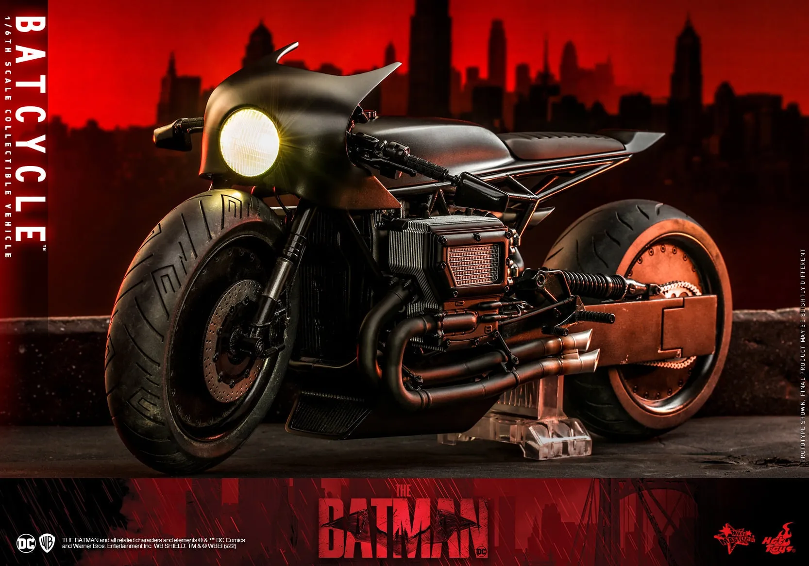 Hot Toys - MMS642 - The Batman - 1/6th scale Batcycle Collectible Vehicle