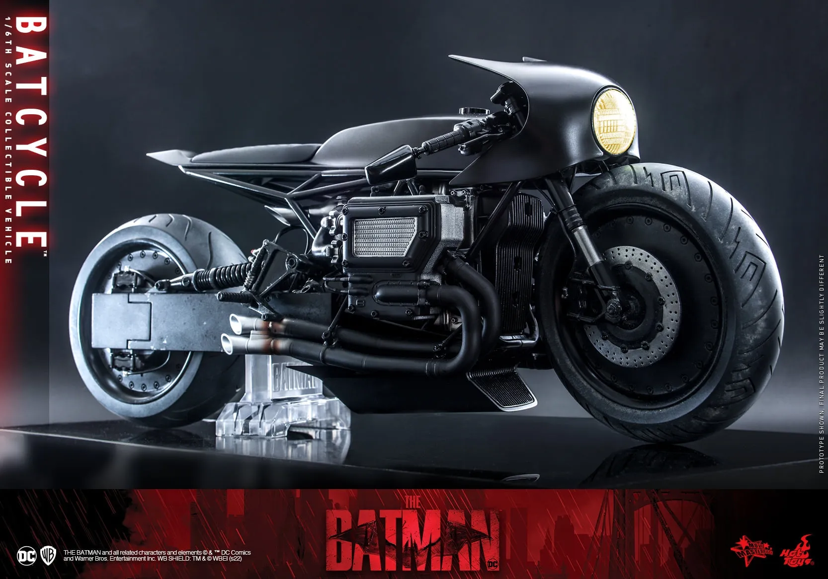 Hot Toys - MMS642 - The Batman - 1/6th scale Batcycle Collectible Vehicle