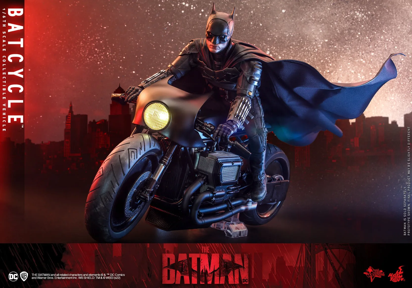 Hot Toys - MMS642 - The Batman - 1/6th scale Batcycle Collectible Vehicle