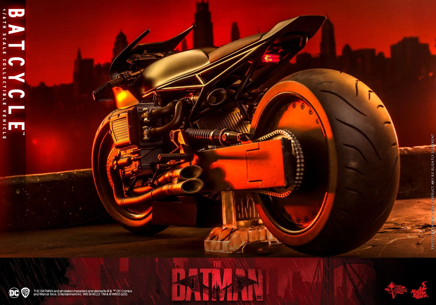 Hot Toys - MMS642 - The Batman - 1/6th scale Batcycle Collectible Vehicle