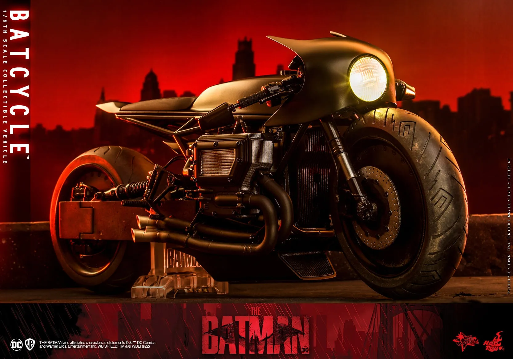 Hot Toys - MMS642 - The Batman - 1/6th scale Batcycle Collectible Vehicle