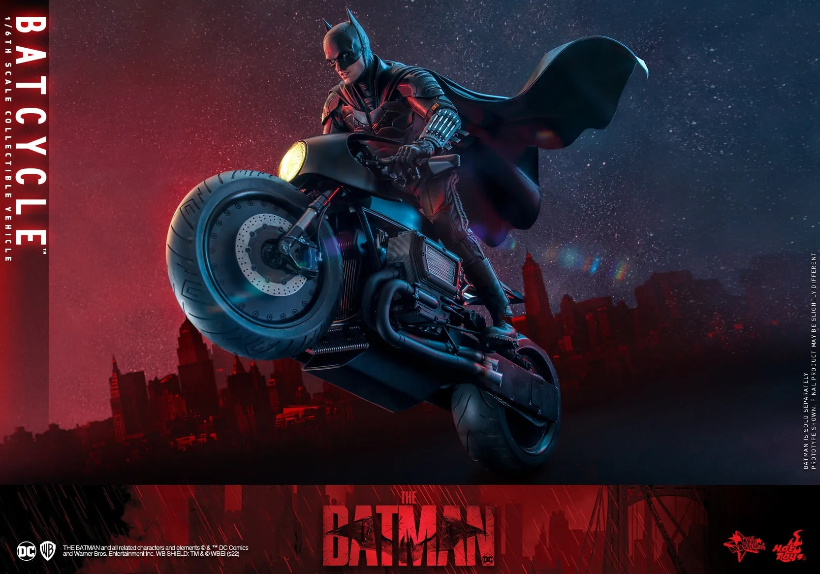 Hot Toys - MMS642 - The Batman - 1/6th scale Batcycle Collectible Vehicle