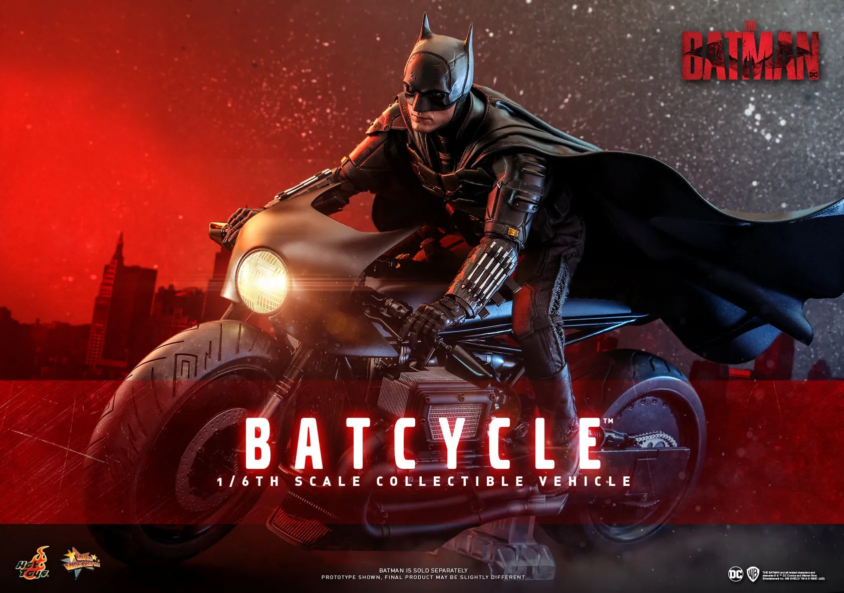 Hot Toys - MMS642 - The Batman - 1/6th scale Batcycle Collectible Vehicle