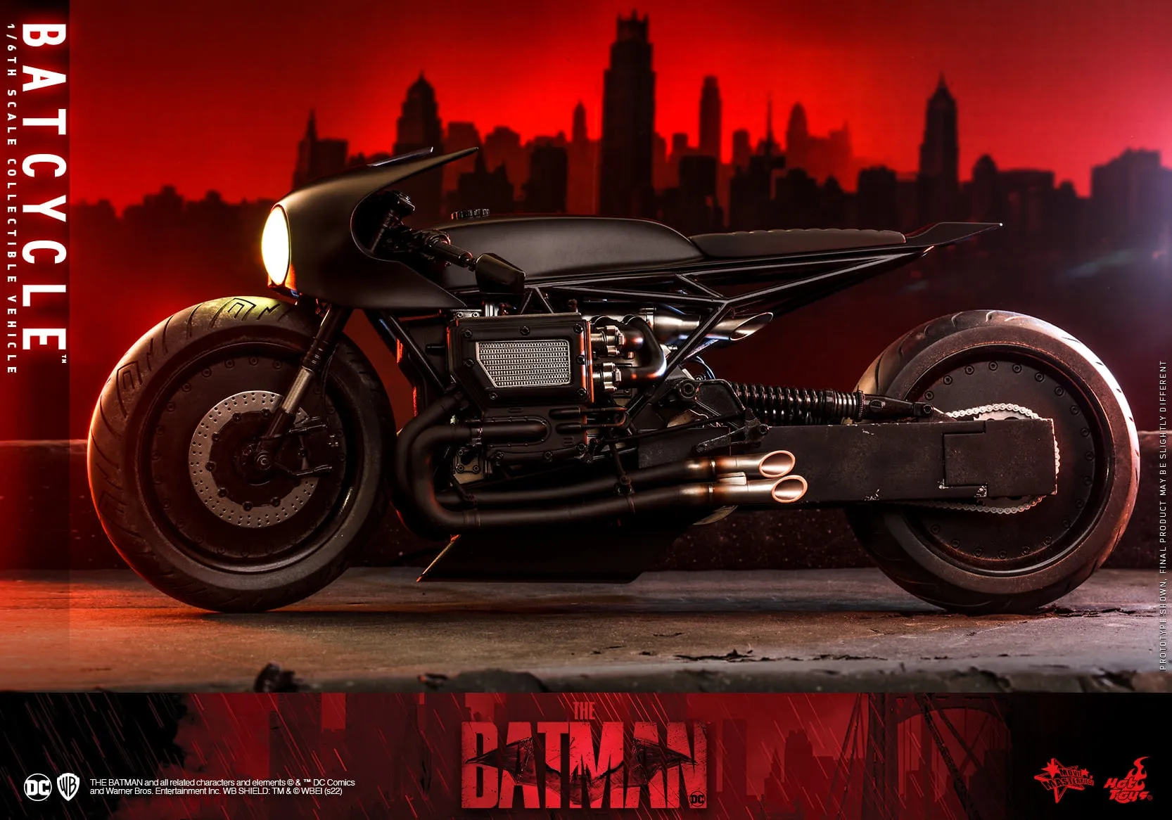 Hot Toys - MMS642 - The Batman - 1/6th scale Batcycle Collectible Vehicle