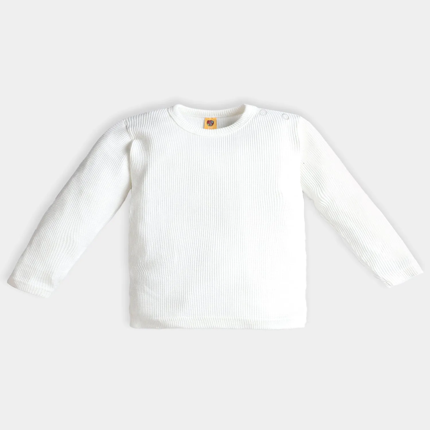 Infant Unisex Thermal Inner Wear-White