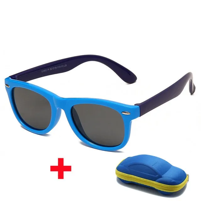 Kids Silicone Square Sunglasses