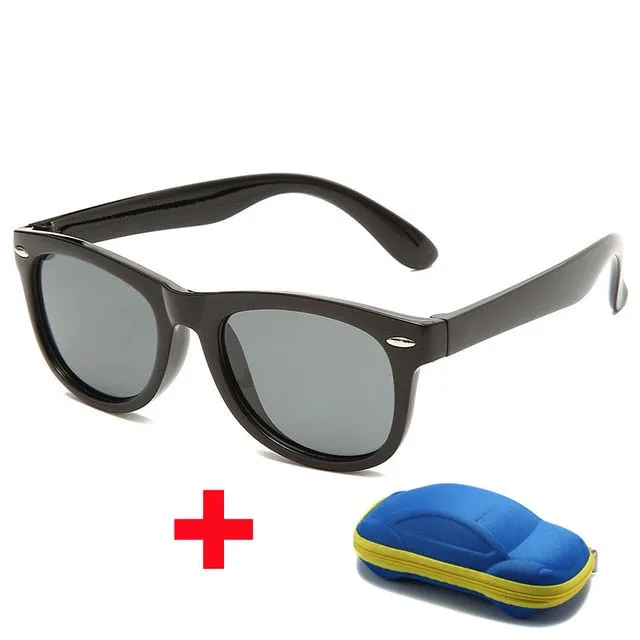 Kids Silicone Square Sunglasses