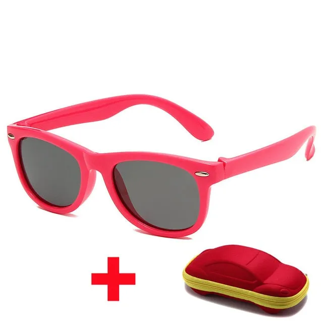 Kids Silicone Square Sunglasses