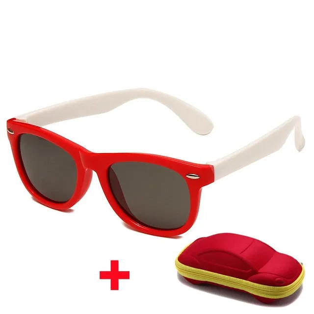 Kids Silicone Square Sunglasses