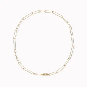 Long Paperclip Necklace