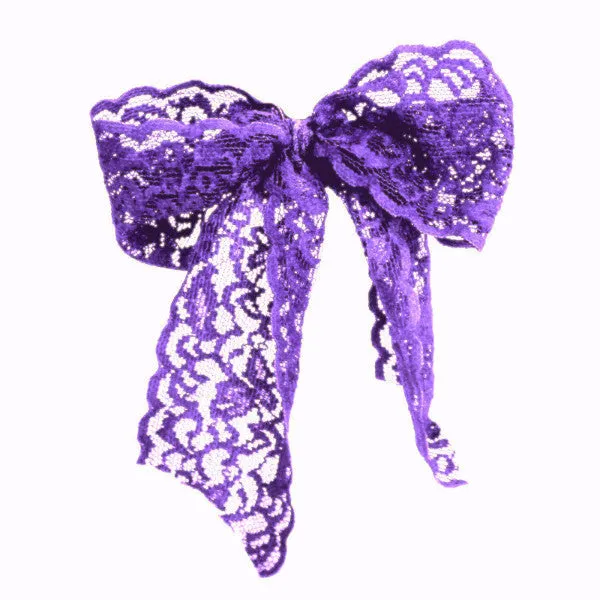 Luxe Lace Pony Bow