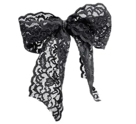 Luxe Lace Pony Bow