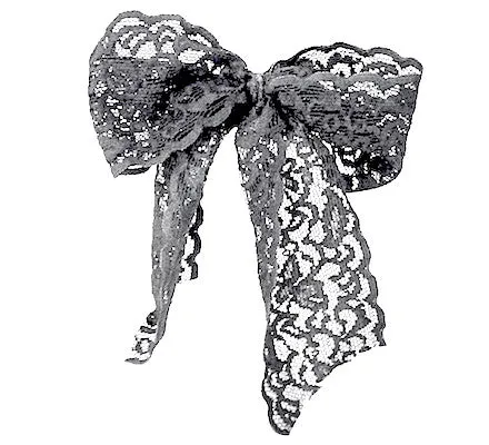Luxe Lace Pony Bow