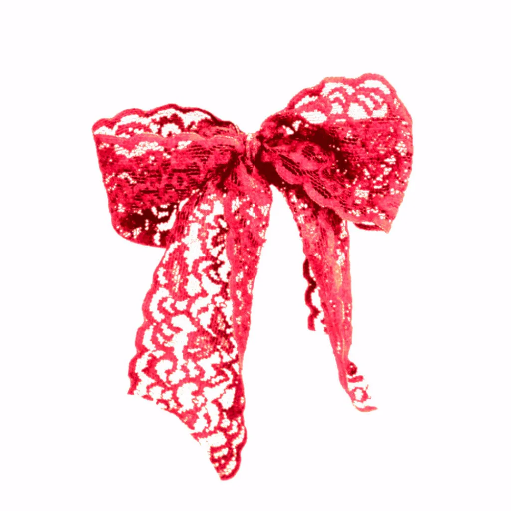 Luxe Lace Pony Bow