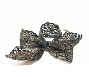 Luxe Lace Pony Bow