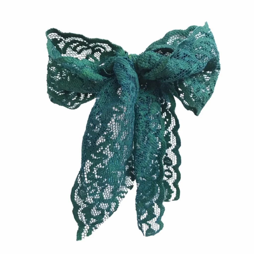 Luxe Lace Pony Bow