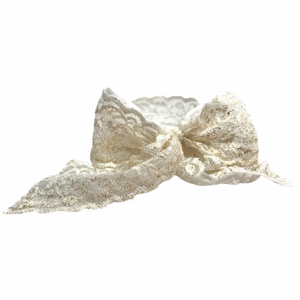 Luxe Lace Pony Bow