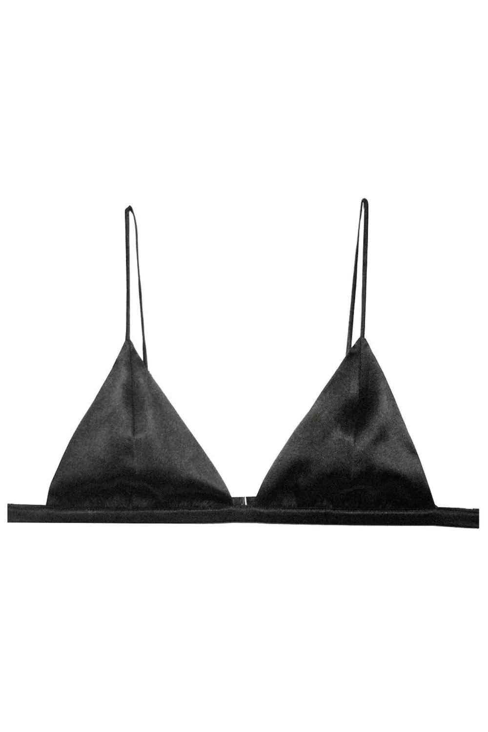 Luxe Triangle Bra Black