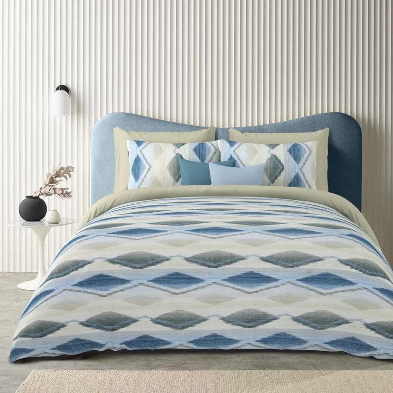 Mahina Ethnic Bedsheet - Blue