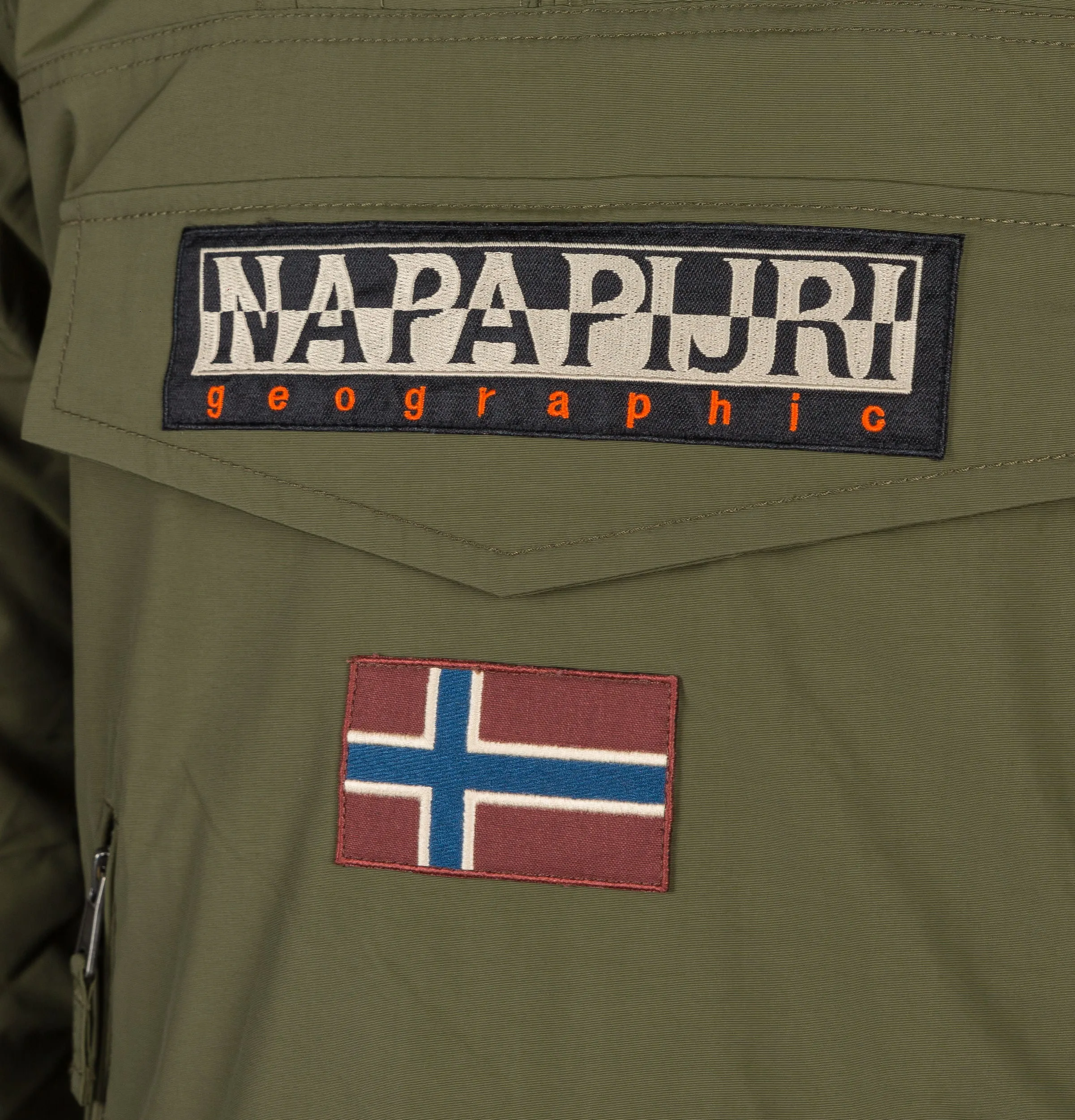 Napapijri Rainforest Winter Pockets Jacket Green Musk