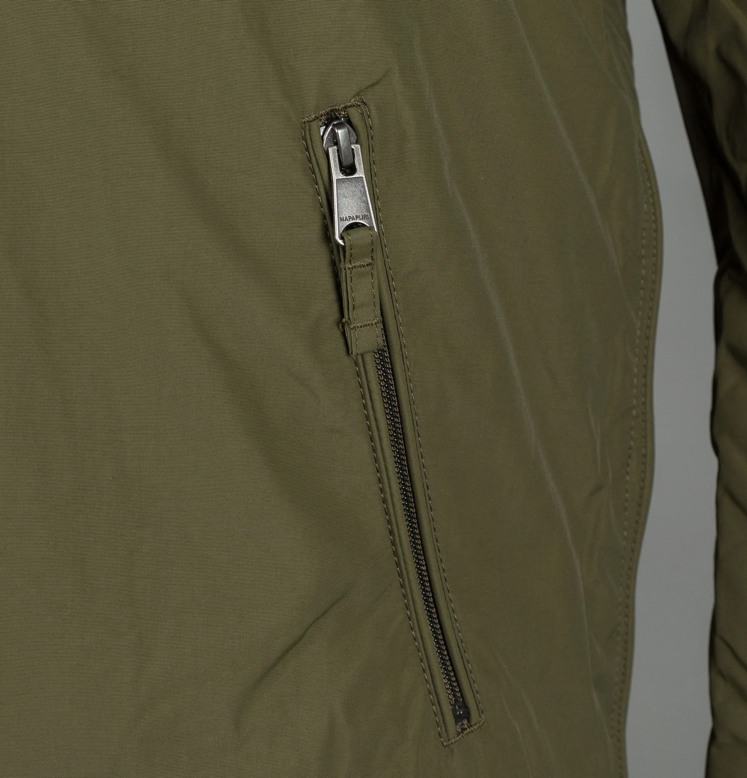 Napapijri Rainforest Winter Pockets Jacket Green Musk