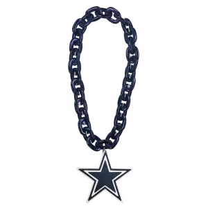 NFL Dallas Cowboys Aminco Large Fan Chain Necklace