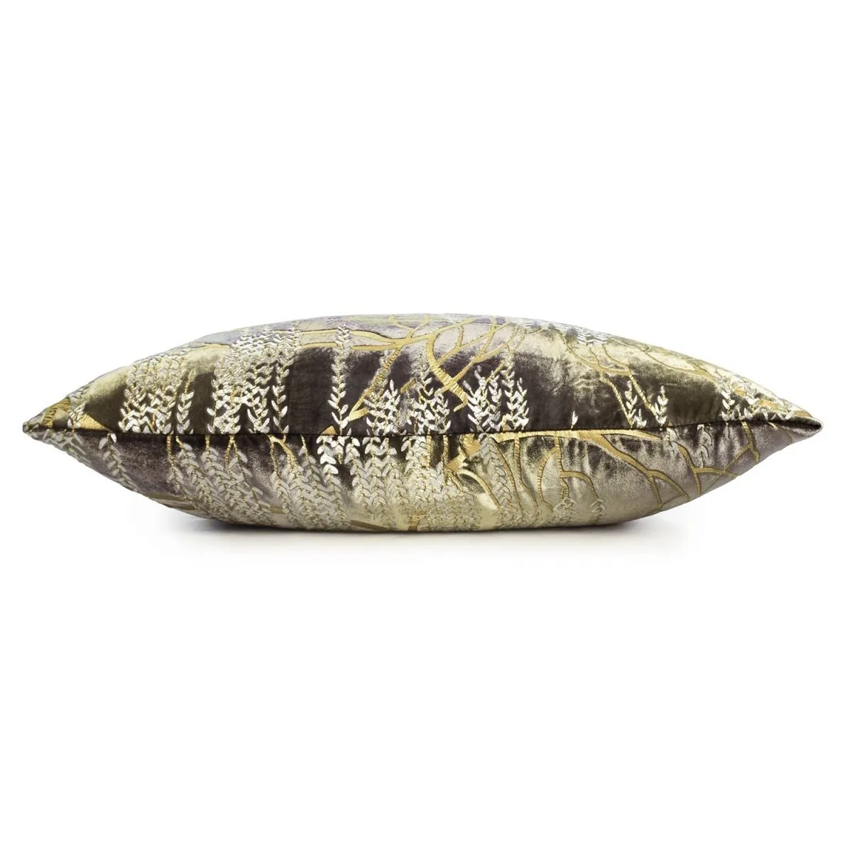 Oregano Willow Metallic Pillow by Kevin O'Brien Studio