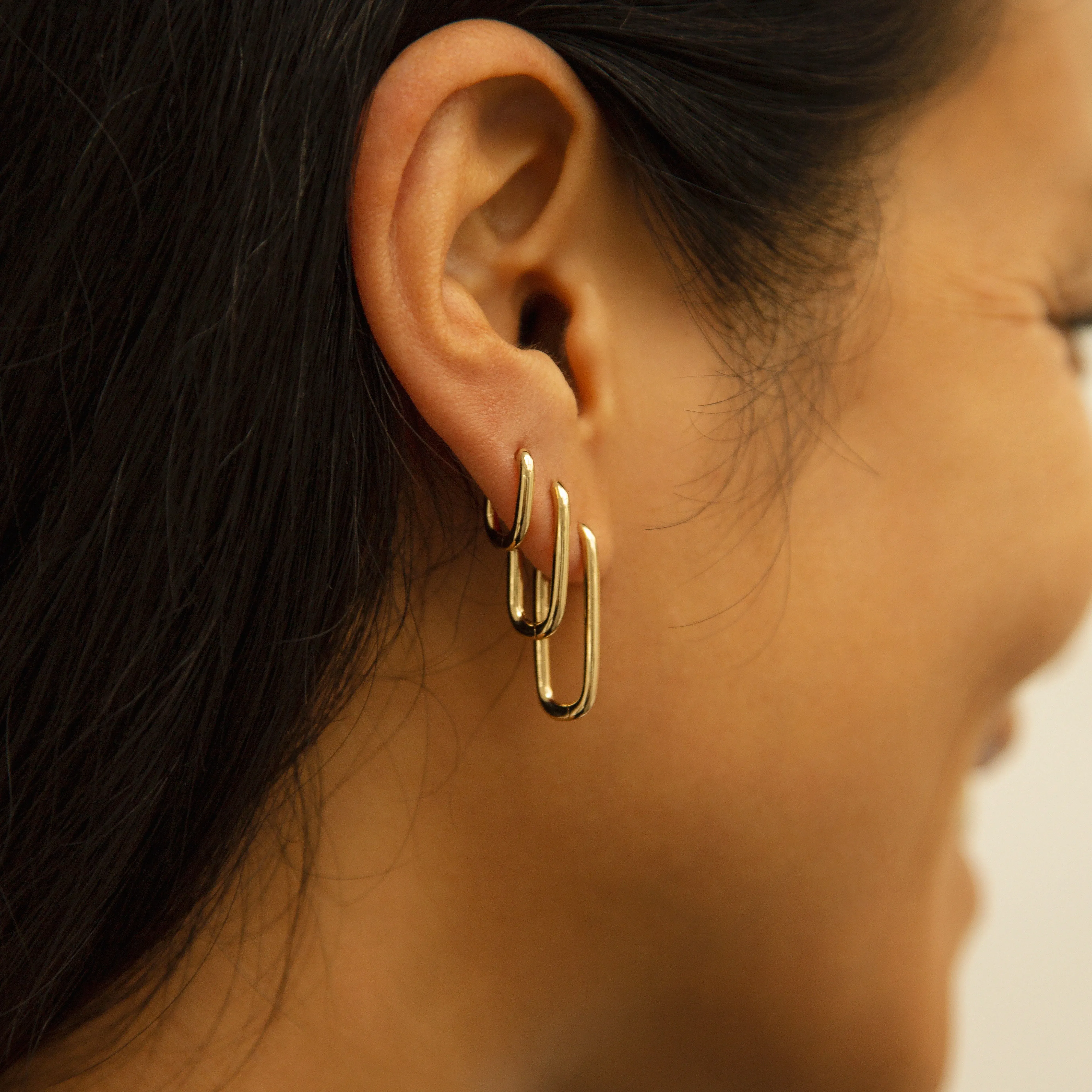 Paperclip Large Earring