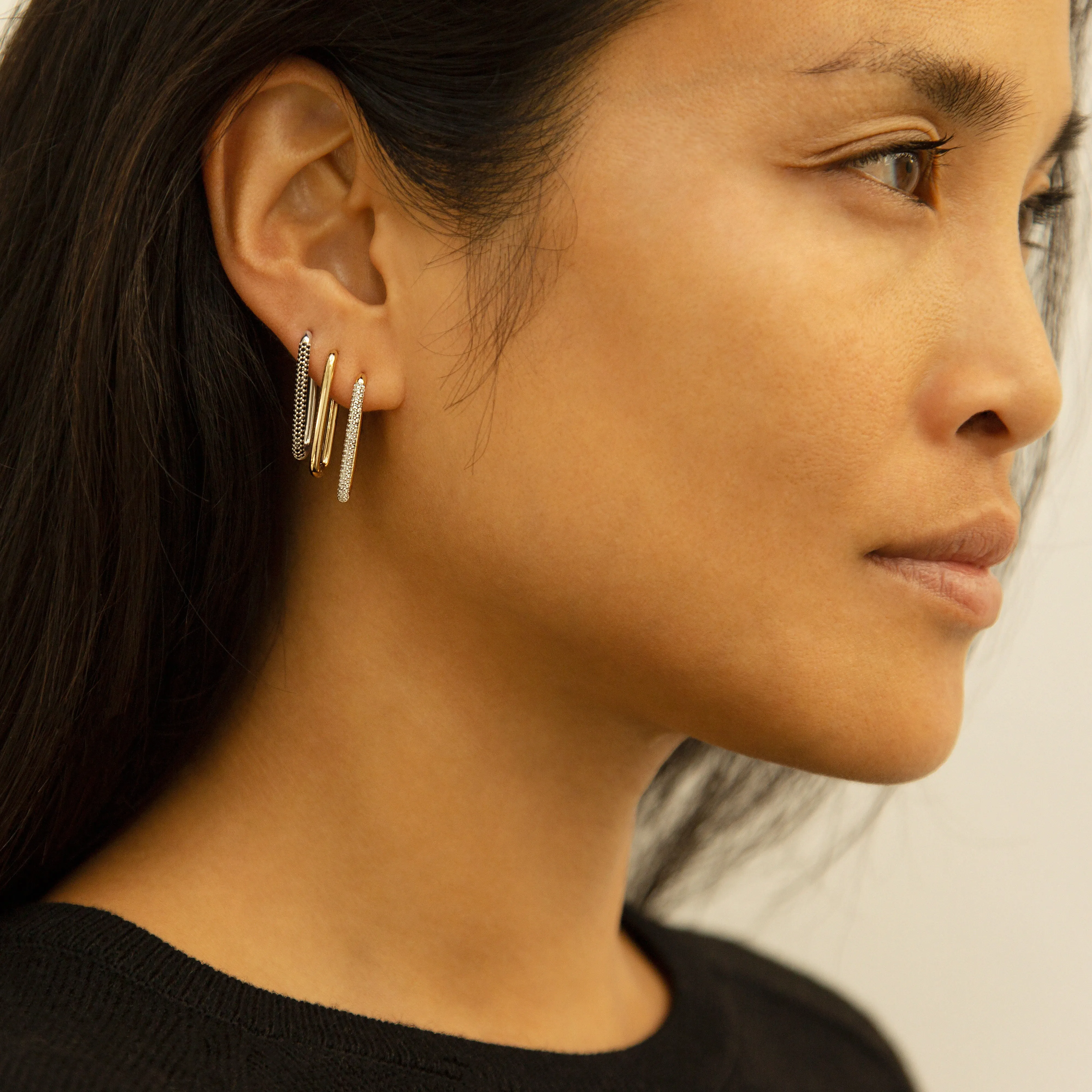 Paperclip Large Earring