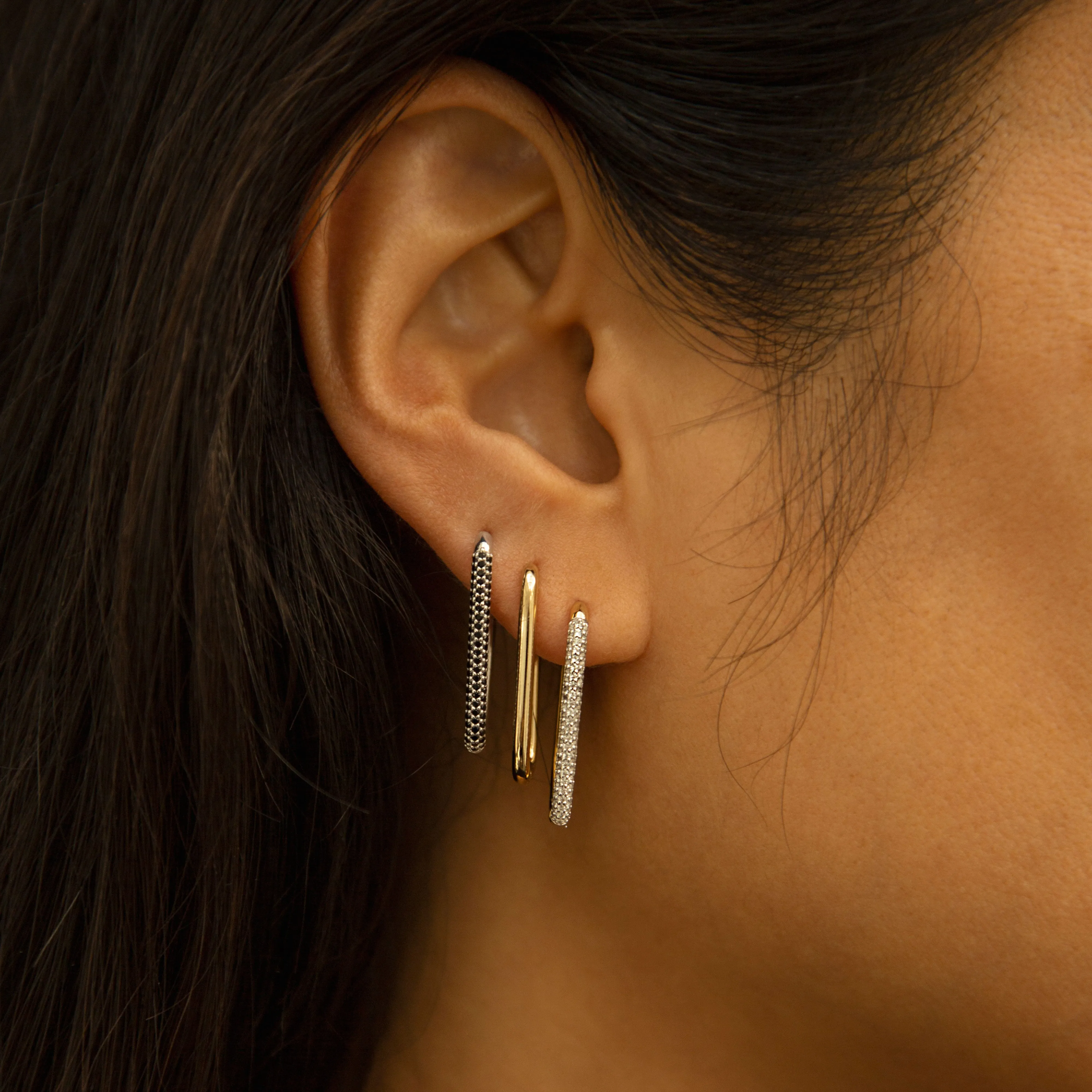 Paperclip Large Earring
