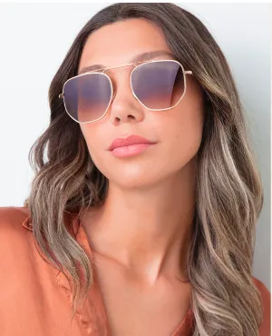 Patmos - Rose Gold w/ Brown Flat Gradient