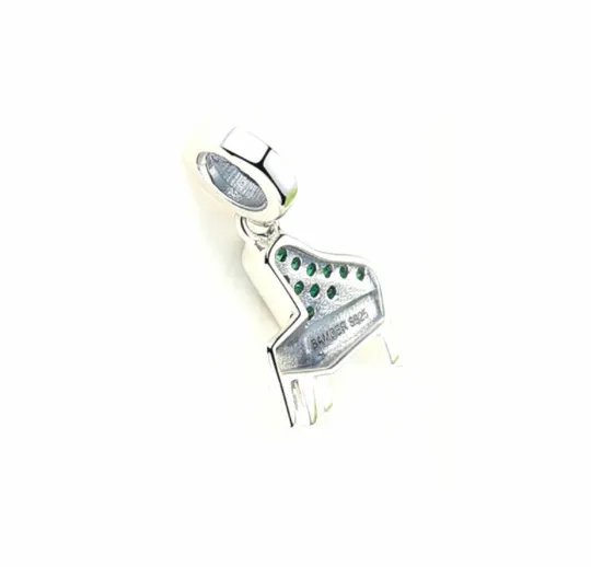 Piano Charm 925 Sterling Silver