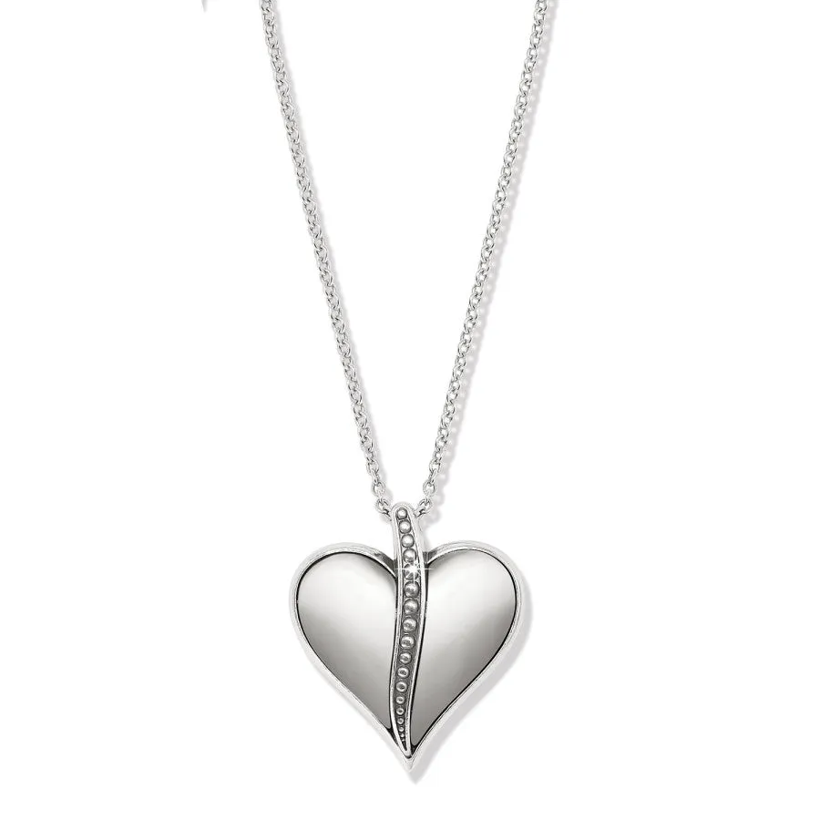 Precious Heart Two Tone Necklace