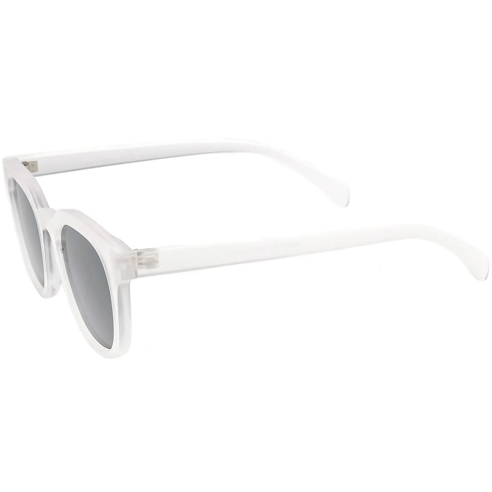 Retro Modern Horned Rim Flat Lens Dapper Sunglasses C835