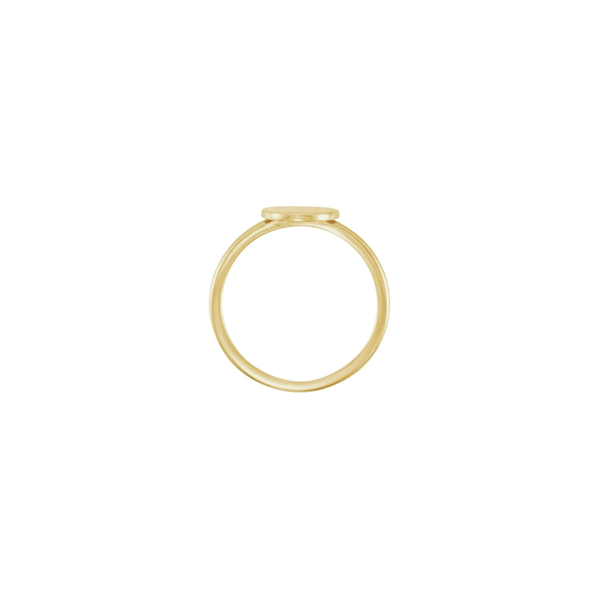 Round Stackable Signet Ring
