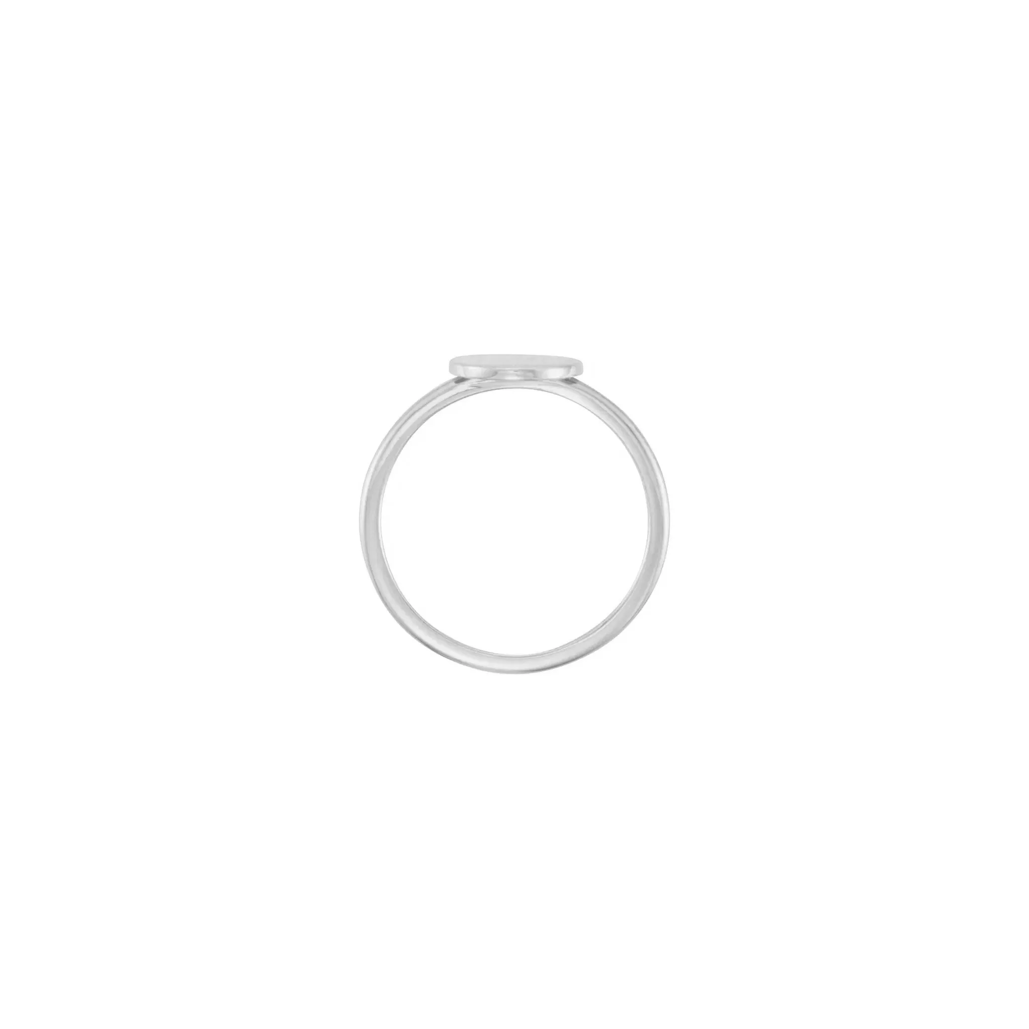 Round Stackable Signet Ring