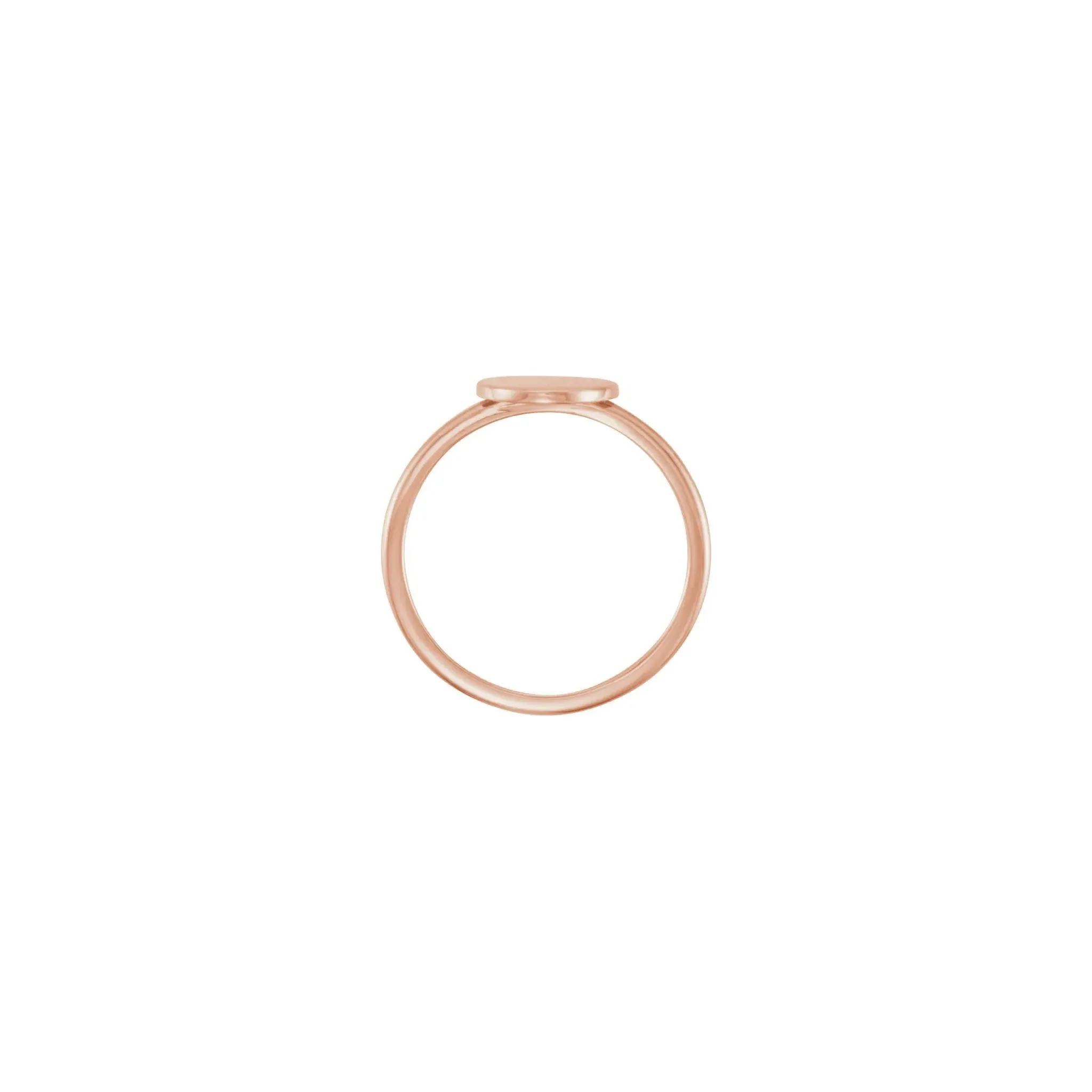 Round Stackable Signet Ring