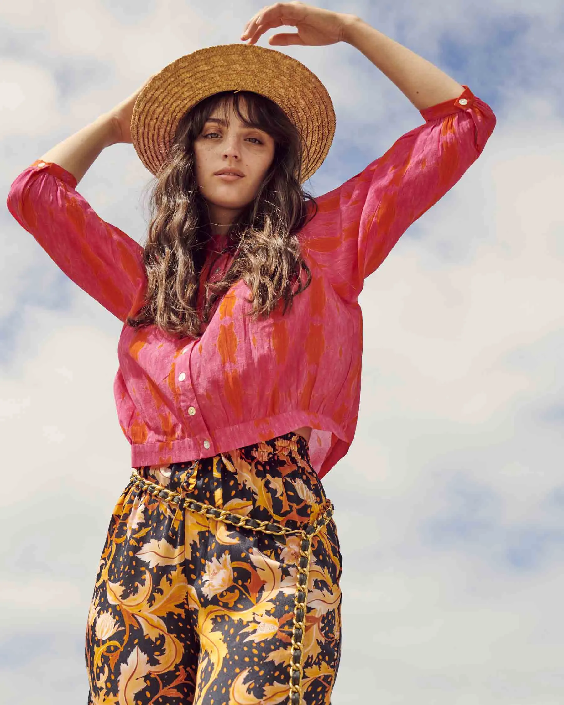 Secret Garden Silk Pants