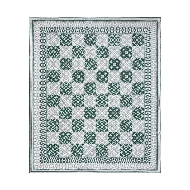 Seraya Geometric Bedsheet - Green