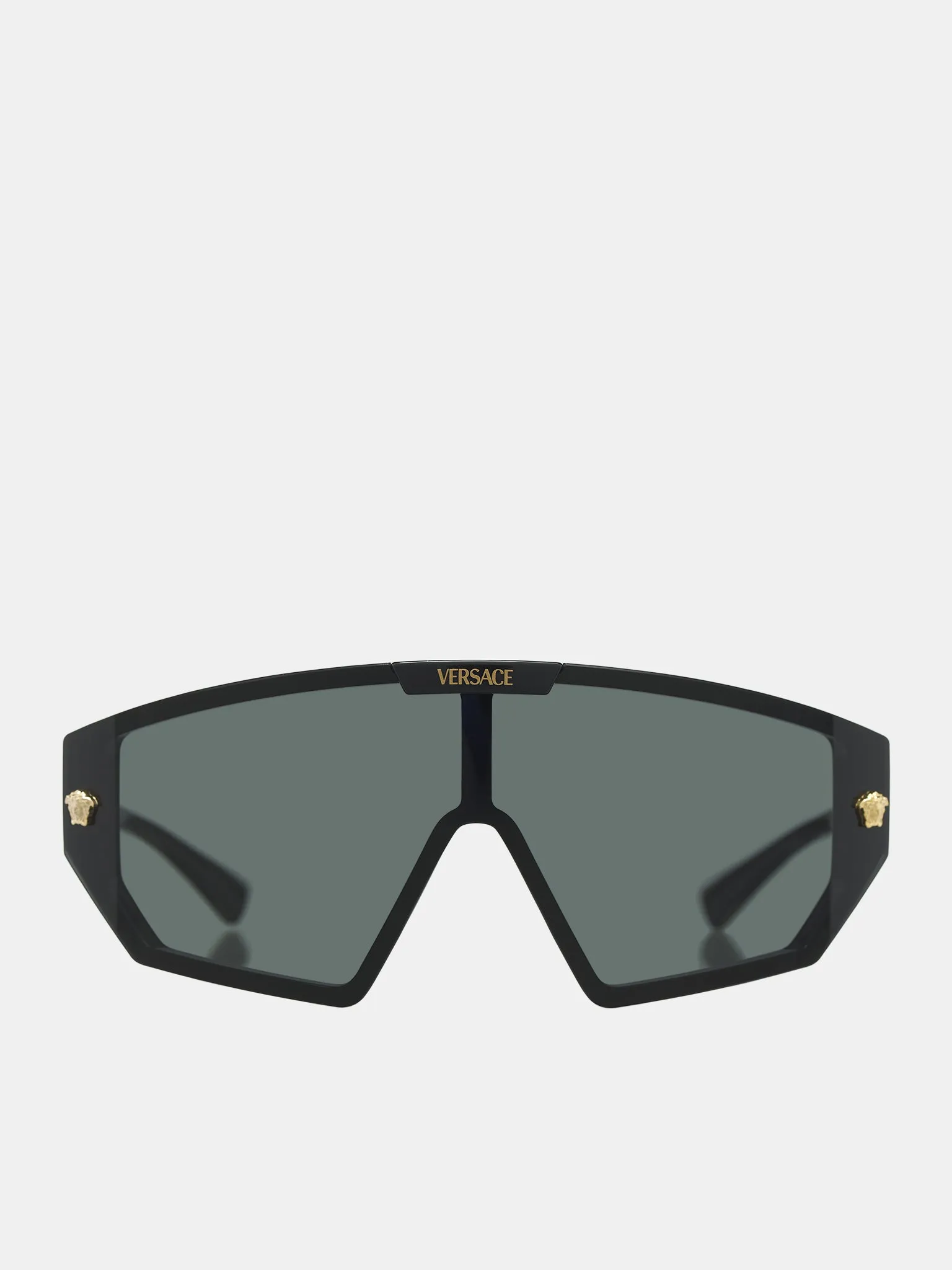 Shield Sunglasses (0VE4461-BLACK-DARK-GREY)