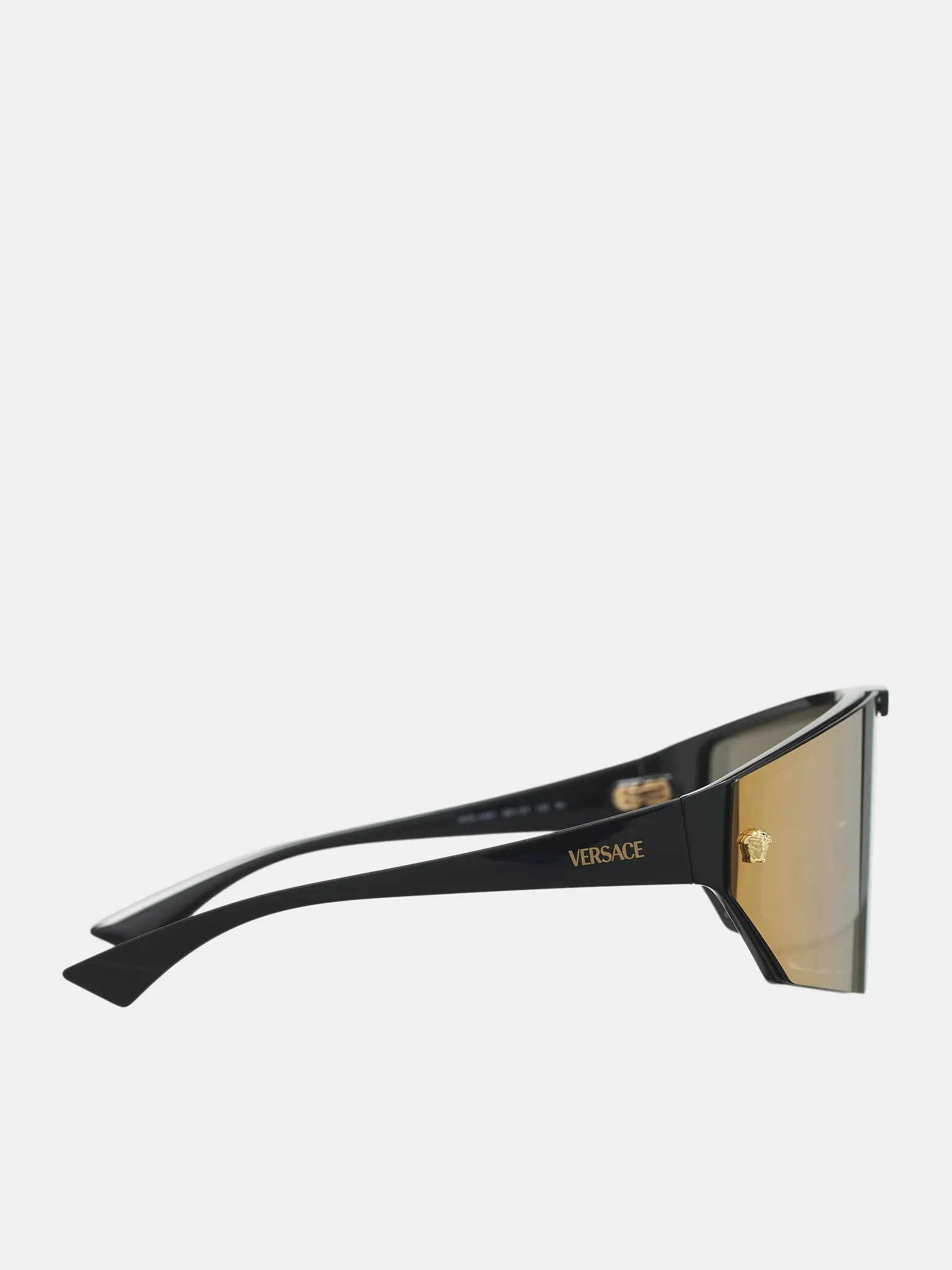 Shield Sunglasses (0VE4461-BLACK-DARK-GREY)