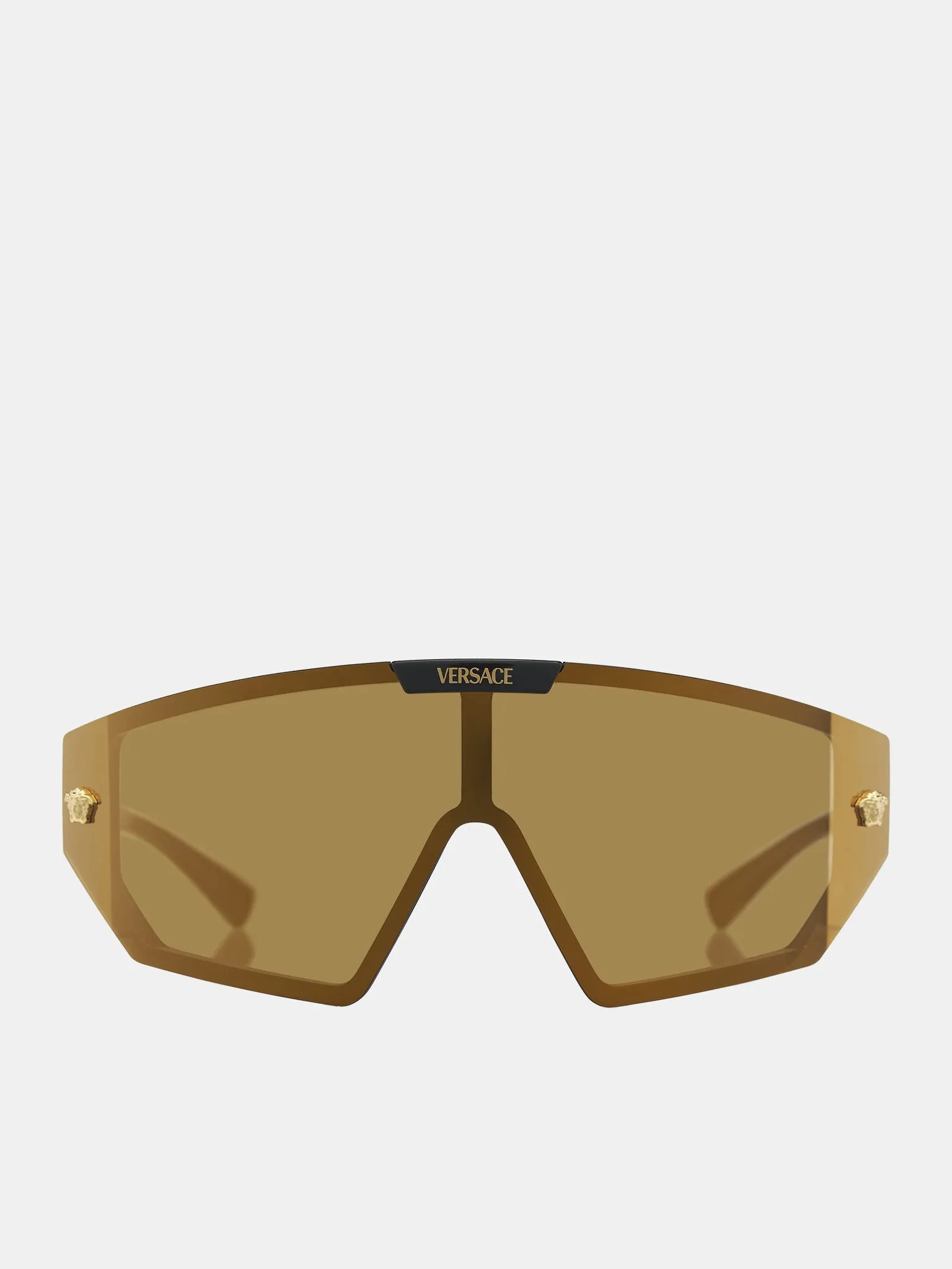 Shield Sunglasses (0VE4461-BLACK-DARK-GREY)