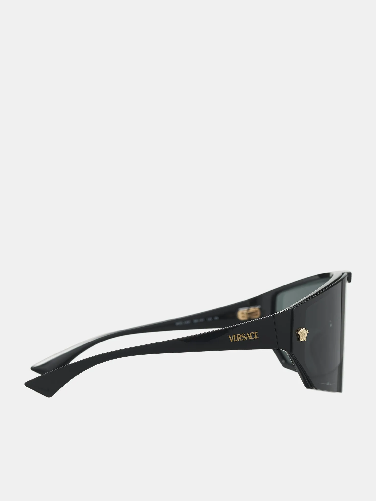 Shield Sunglasses (0VE4461-BLACK-DARK-GREY)