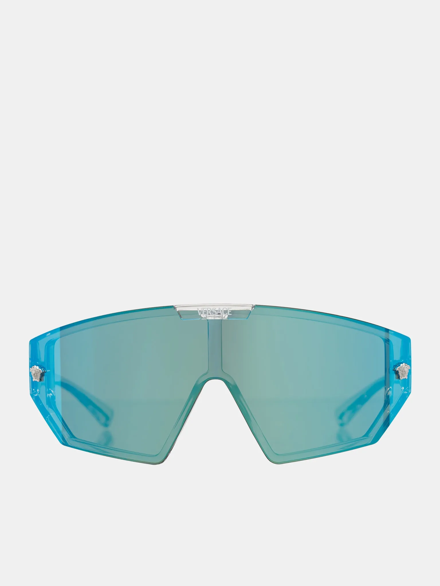 Shield Sunglasses (0VE4461-CRYSTAL-GREY-BLACK)