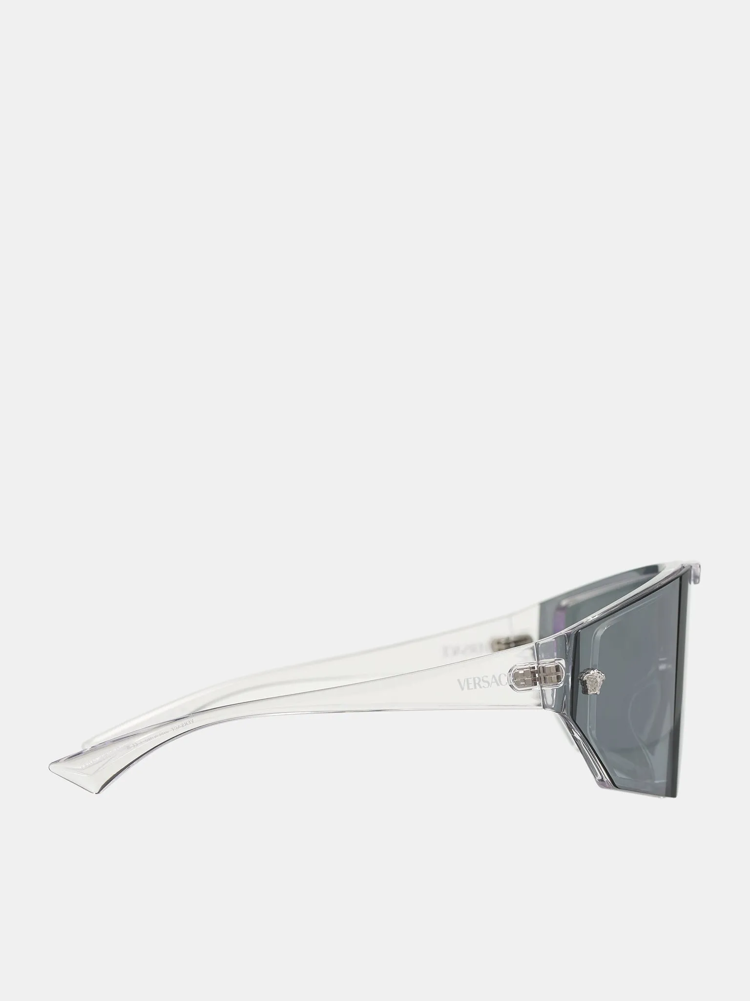 Shield Sunglasses (0VE4461-CRYSTAL-GREY-BLACK)