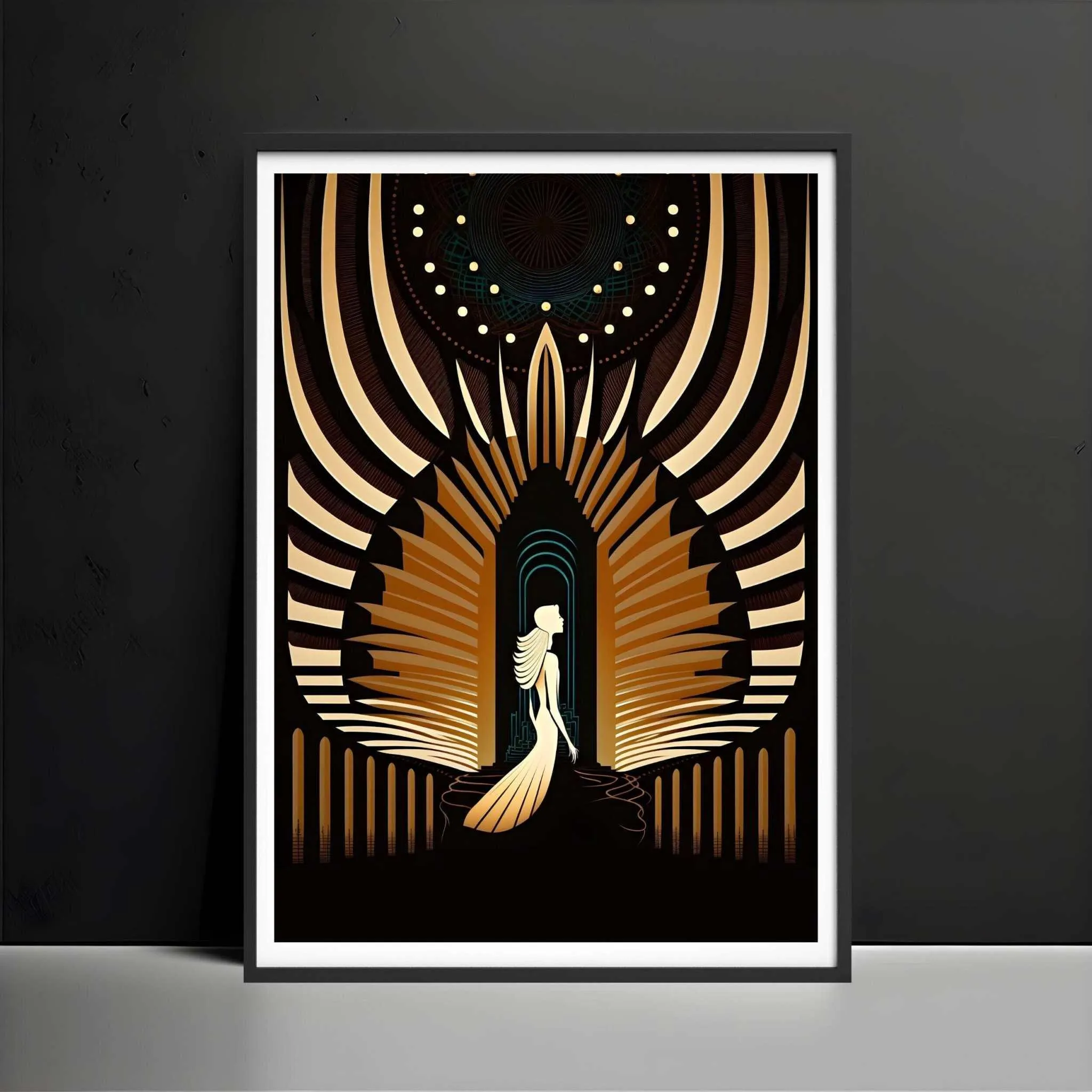 Shimmering Angel Poster