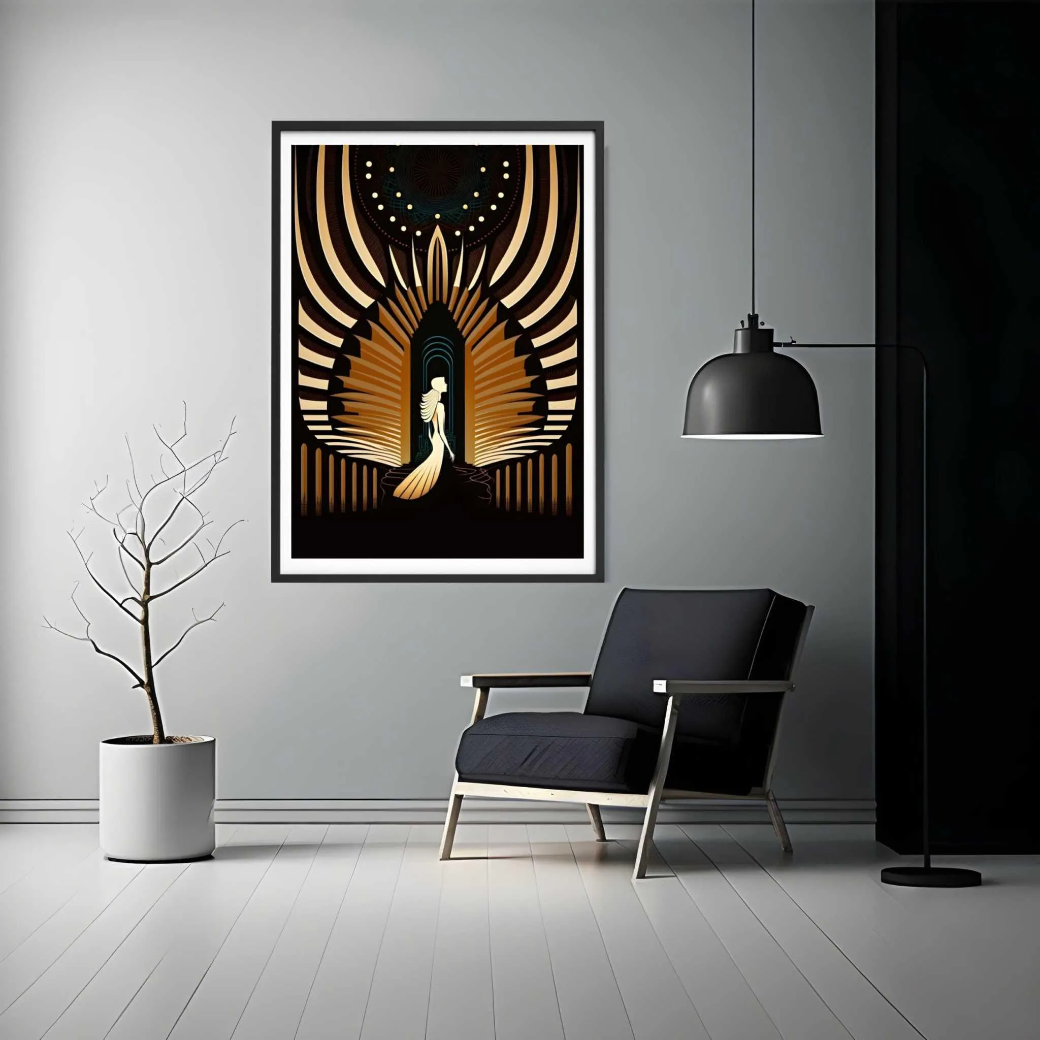 Shimmering Angel Poster