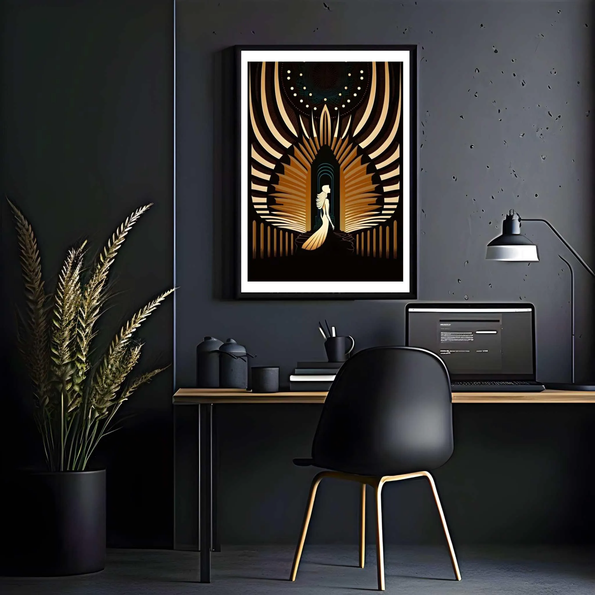 Shimmering Angel Poster